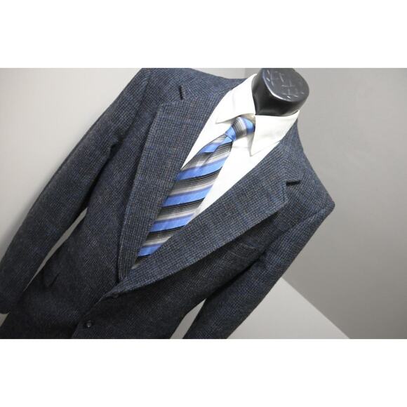 Men's Blue Blazer - Picture 4 of 10